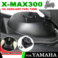 For YAMAHA XMAX 300 X-MAX 300 XMAX300 X-MAX300 2022 2023 Motorcycle Accessories 12L Auxiliary Fuel Tank Gas Petrol Fuel Tank