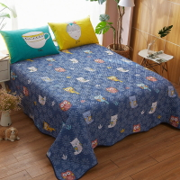 純棉床蓋單件絎縫被單兩用雙面鋪床褥子全棉床墊防滑加厚床單衍縫