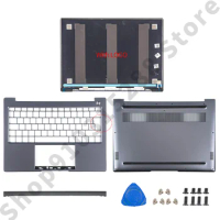 Laptop Housing Case For Huawei MateBook 14 KLVL Series KLVL-WFE9 KLVL-WFH9 LCD Back Cover/Palmrest/Bottom Case Hingecover Gray
