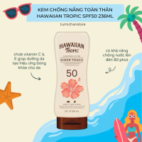 [SPF70/50/30] Hawaiian Tropic Sheer Touch Lotion Sunscreen 236ml spf 30 spf 50 spf 70