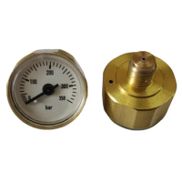 28mm PCP Precision Gauge FX EDGUN High Pressure Manometer Paintball Gauge 1/8"BSP 350Bar