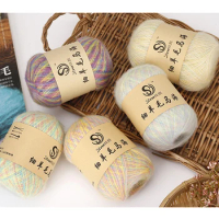 Mohair Yarn Worsted Yarn for Hand Knitting Crochet Wool Angora Yarn Fluffy Yarn Alize Puffy Balls for KnittingFree Shipping