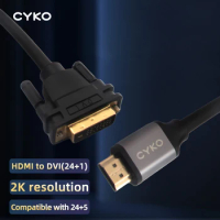 DVI TO HDMI CABLE HDMI TO DVI , DVI D Male To HDMI Compatible Cable High Speed HDTV Compatible DVI Digital Audio Cable