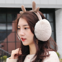韓版冬季折疊鹿耳卡通保暖耳罩女掛耳包護耳套男耳捂耳帽耳朵耳暖