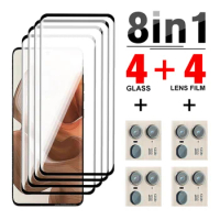 8in1 Lens Protect Film For Motorola Edge 50 Ultra 5G Curved Tempered Glass For Motorola50Ultra Moto edge50ultra Screen Protector