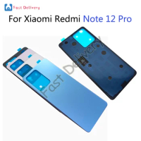 New For Xiaomi Redmi Note 12 Pro Battery Cover Back Door Replacement Hard Battery Case For Redmi Note12 Pro Housing Back Cover
