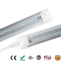 10pcs LED Tube 1.2M T8 SMD 2835 T8 V shaped Integrated LED tube light 4ft=28W 5ft=36W 85-265V led tubes Super energy efficient