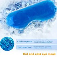 2PCS Eye Mask Dedicated Ice Bag Ice Pack Eye Shade Cooler Bag Cover Patch Cold Gel Cooler Bag Cover Patch Cold Gel