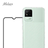 【Meteor】realme narzo 50i 手機保護超值2件組-活動品(透明空壓殼+鋼化膜)