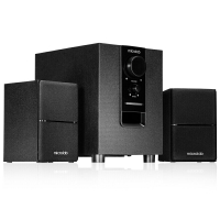 麥博m100音響2.1筆記本重低音炮臺式電腦主機桌面家用木質音箱