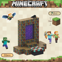 2024 ระเบิด My World Magnetic Cube Magnetic Building Blocks อุปกรณ์ต่อพ่วงครบชุด 9 เด็ก DIY ของเล่น