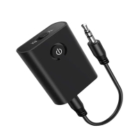 Penyesuai Penerima Pemancar Audio Bluetooth 5.0, 2 Dalam 1, Mudah Alih, Penerima Audio Wayarles, Mod
