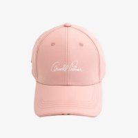【Arnold Palmer 雨傘】配件-草寫LOGO棒球帽(粉色)