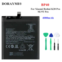 Original 4000mAh BP40 Battery For Xiaomi Redmi K20 Pro Mi 9T Pro Phone Batteries Bateria+Tools