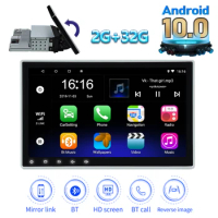 Android 10 Single 1Din Car Radio Audio Stereo Universal 10.1'' HD Screen Multimedia Player Autoradio GPS Navigation DSP Carplay