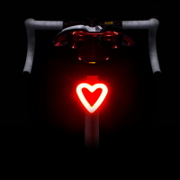 自行車燈 腳踏車燈 單車頭燈 自行車燈尾燈充電夜騎燈山地車騎行燈警示裝備配件單車公路車后燈『JJ0461』