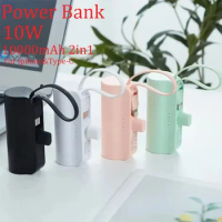 10000mAh Mini Power Bank 10W Fast Charging for IPhone Samsung Huawei Xiaomi Portable Plug and Play External Battery Power Bank