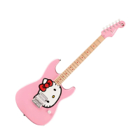 Squier Limited Edition Hello Kitty Stratocaster 限量聯名款電吉他(原廠公司貨 贈送超值五大配件)
