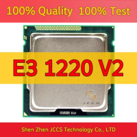 Used Original Xeon E3 1220v2 Processor E3-1220 v2 3.1 GHz Quad-Core CPU 8M 69W LGA 1155 Xeon V2 Support B75 Motherboard