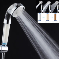 3 Modes Shower Head Mist Filter High Pressure SPA Shower Water Saving Bathroom Bath Home Innovative Accessories