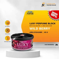 AROMATE AIRE Luxy Perfume Blocks Parfum Pengharum Pewangi Mobil & Rumah 46 g Wild Berry