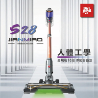 【2025新品上市】Dirt Devil JIANMIAO S28 人體工學設計 長時效颶風吸力 鋰電無線吸塵器