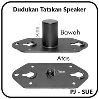 Dudukan Tatakan Speaker Logam - Stand Holder Speaker Bawah Atas Nexo 194 mm PJ - SUE