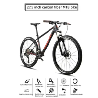 Carbon Fiber 27.5‘’ Mtb Bike 27/30/33 Speed Mountain Bike Hydraulic Disc Brake Xc Racemountain Carbon Framework Mtb 27.5