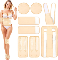 Castor Oil Pack Wrap, 8Pcs Reusable Castor Oil Pack Kit Organic Cotton Flannel for Stomach Neck Brea