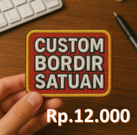 DD BORDIR LINK CUSTOM BORDIR LOGO/EMBLEM BISA SATUAN (Chat Admin)