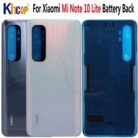 For Xiaomi mi Note 10 Lite Battery Back Cover Door Rear Housing Case Assembly For Xiaomi Note10 Lite M1910F4G Back Housing