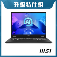 MSI微星 Prestige 14 AI Studio C1UDXG-047TW 14吋特仕筆電(Intel Core Ultra 5 125H/16G/4TB SSD/RTX3050-6G/W11)