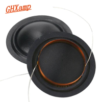 1" inch Dome Tweeters Voice Coil Silk Diaphragm Universal 25.5 Core Two Side Wires Treble Speaker Repair 4.1-8OHM for Hivi 2PCS