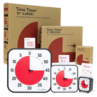 [3美國直購] Time Timer 12吋  8吋 教育版 視覺倒數計時器 60分鐘定時器 含書寫小卡_CC1