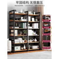 TheOne Library Steel Bookshelf 2 Rows 5 / 6 Layer Floor-To-Ceiling Storage Shelf Simple Multi Layer