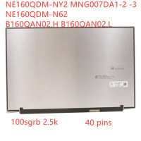 16.0 INCH 100sgrb 40PINS B160QAN02.L NE160QDM-NY2 MNG007DA1-2 -3 NE160QDM-N62 B160QAN02.H For ideapad 5 pro-16 Laptop LCD