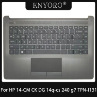 Original New for HP 14-CM 14-CK 14-DG 14q-cs 240 g7 TPN-I131 Laptop Palmrest Upper Cover Case Keyboard Replacement L23241-001