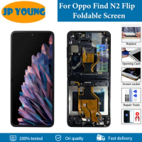 Original AMOLED 6.8" For OPPO Find N2 Flip Foldable LCD CPH2437 Screen Touch Panel Digitizer Assembl