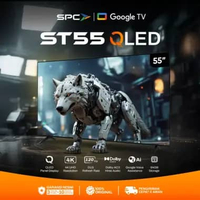 SPC Google TV 55 inch - ST55 QLED Google TV 4K UHD | Dolby Audio | Google Assistant | Digital TV | F