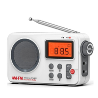 收音機 新款批發AM/FM收音機高音質家居老人高端便攜收音-快速出貨