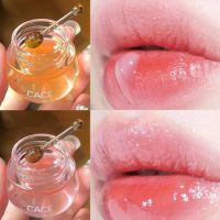 Cherry Blossom Honey Lip Mask Moisturizing Peach Natural Unisex Exfoliator Lip Oil Nourishing Repair Dry Crack Lipblam Lips Care