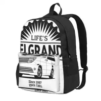 Life'S Elgrand-Nissan Elgrand School Bags Travel Laptop Backpack Nissan Elgrand Lifes Elgrand Mark Baker Jdm Japan Nissan