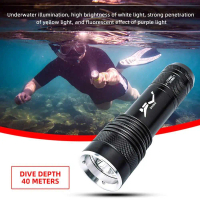 Genwiss Senter LED Diving Waterproof Warm dan Cool White T6 G301 Lampu Terang Kepala Paling Serbagun