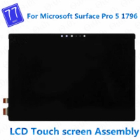 Original 12.3''Lcd For Microsoft Surface Pro 5 1796 LCD Display Touch Digitizer Assembly LP123WQ1 For Microsoft Surface Pro5 Lcd