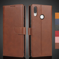 Nova 3i Case Pu Leather Wallet Flip Case for Huawei Nova 3i 3 i Retro Cover Protective Holster Fundas Coque with Lanyard