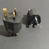 Japan's Original FURUTECH Electric UK power plug gold/rhodium-plated with 13A Fused HiFi Audio special Adapter IEC Connector