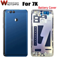 For Huawei Honor 7X Battery Cover Back Glass Housing Back Case Backshell Replacement Parts For Honor 7X Back Battery Cover