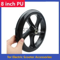 200mm Adult Scooter Wheels for Razor and Adult Kick Scooters with ABEC 7 Bearings Solid Wheels Replacement Kick Scooter Wheel