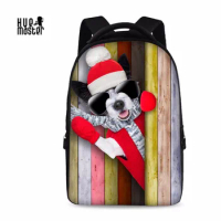 cheap laptop backpack pet dog prints backpack light weight laptop backpack anti-theft laptop backpack with secret pocket