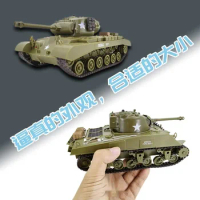 Hot Henglong 1/30 Rc Tanks,Sherman Vs Pershing Infrared Battle Tanks 2.4ghz Rc Battling Panzer Remote Control Us Toys Tank